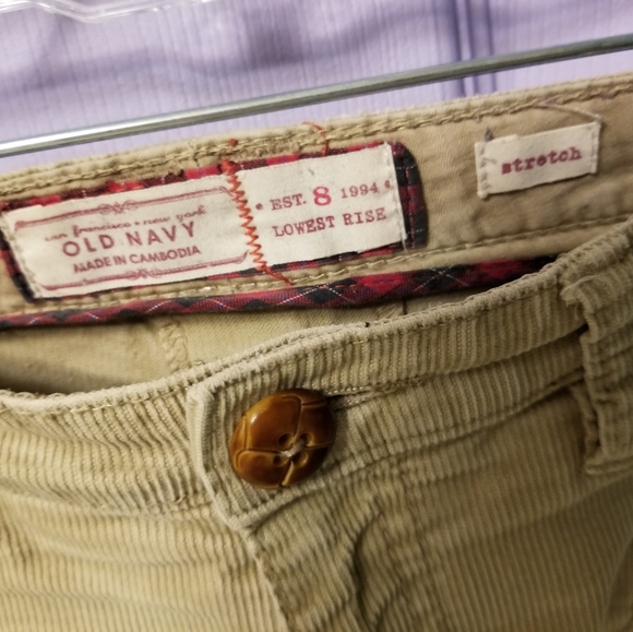 Low Rise Corduroys - Picture 3 of 3